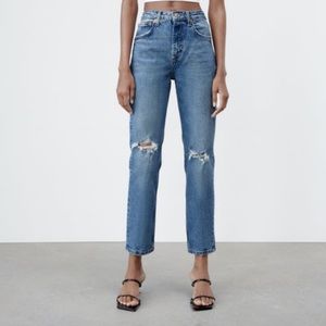 ZARA Slim Fit Hi Rise Jeans